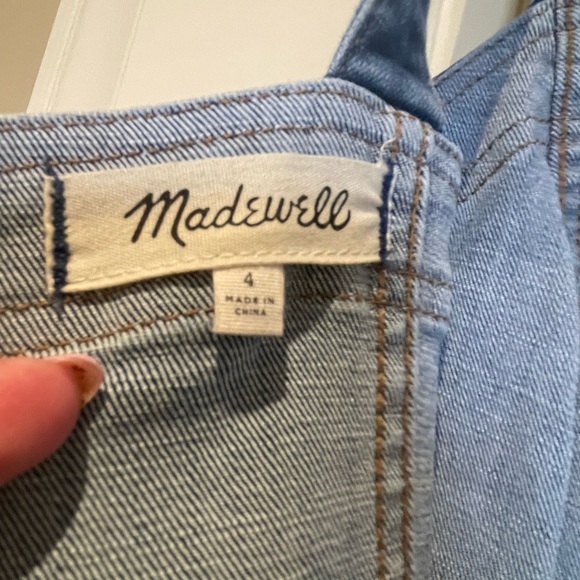 Madewell Denim Jumpsuit Size 4 - Picture 3 of 3